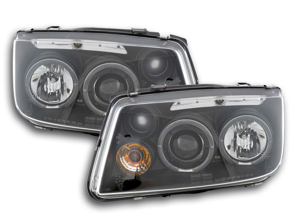Scheinwerfer Set VW Bora Typ 1J 98-05 schwarz Scheinwerfer Set VW Bora Typ 1J 98-05 schwarz